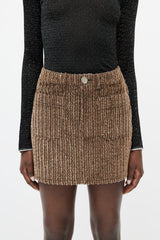 Acne Studios // Brown Corduroy Mini Skirt – VSP Consignment
