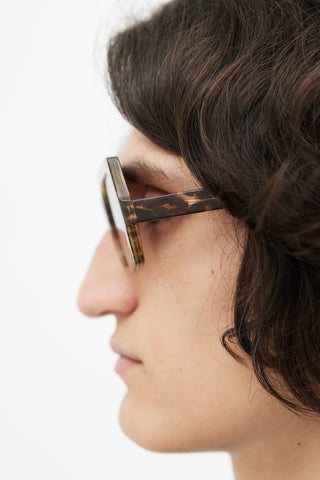 Acne Studios Brown George C30005 Rectangular Sunglasses