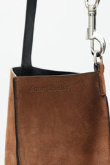 Acne Studios Brown Suede Market Bucket Bag