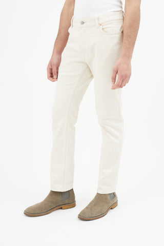 Acne Studios Cream Blå Konst North Ivory Jeans