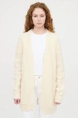 Acne Studios Wool Knit Open Front Cardigan
