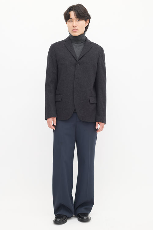 Acne Studios Dark Grey Wool Blazer