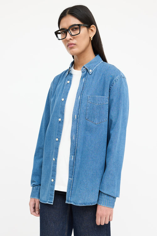 Acne Studios Denim Button Down Shirt