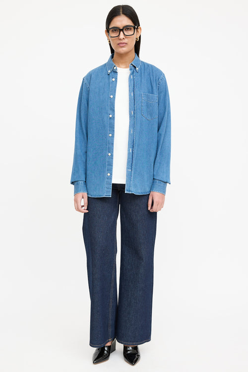 Acne Studios Denim Button Down Shirt