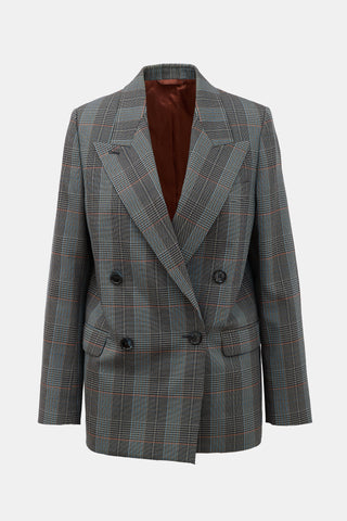 Acne Studios Double Breasted Check Blazer