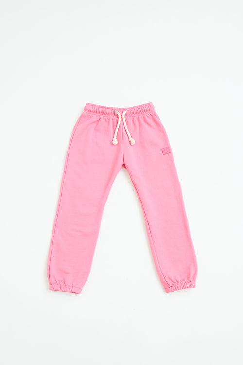 Acne Studios Kids Face Logo Cotton Co-Ord Set