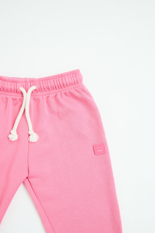 Acne Studios Kids Face Logo Cotton Co-Ord Set
