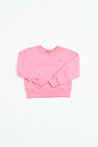 Acne Studios Kids Face Logo Cotton Co-Ord Set