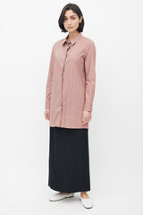 Acne Studios Dusty Pink Long Shirt