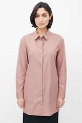 Acne Studios Dusty Pink Long Shirt