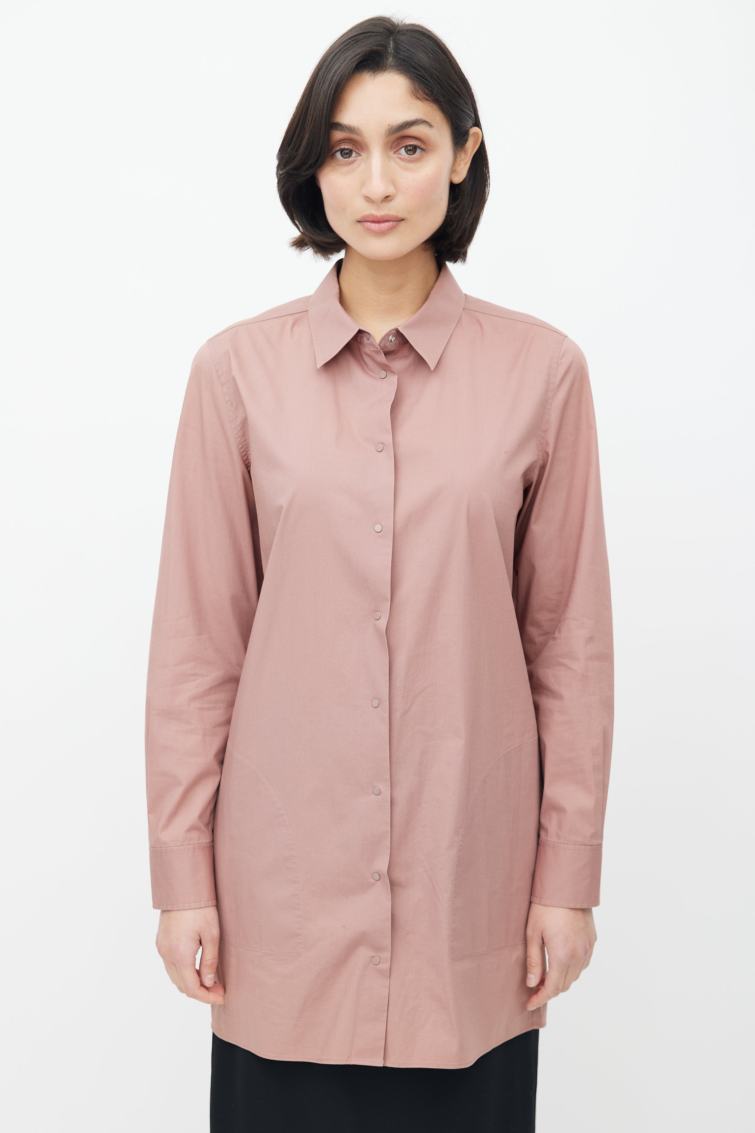 Acne Studios // Dusty Pink Long Shirt VSP Consignment Acne Studios // Dusty Pink Long Shirt VSP Consignment