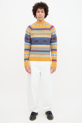 Acne Studios Fall 2018 Intarsia Knit Sweater