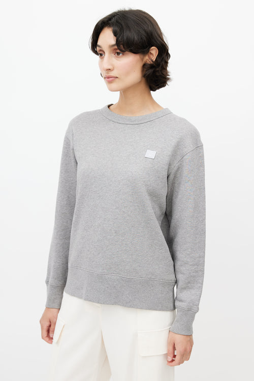 Grey Face Logo Sweatshirt