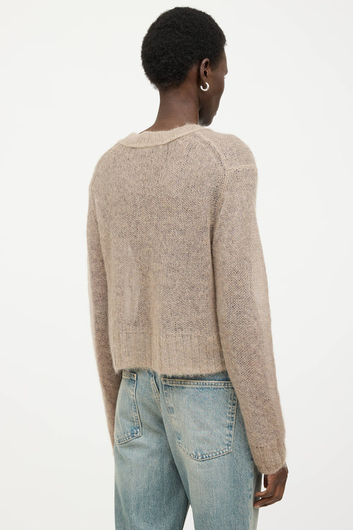 Acne Studios Mohair V-Neck Sweater