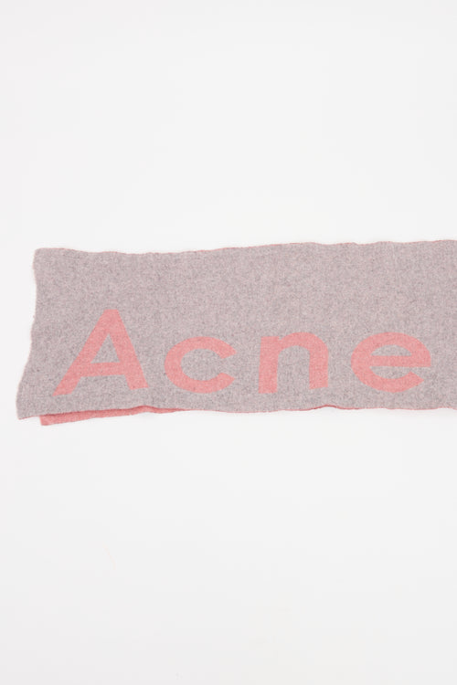 Acne Studios Grey Scarf