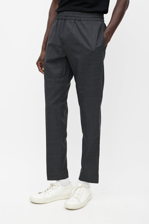 Acne Studios Grey Wool Elastic Trouser
