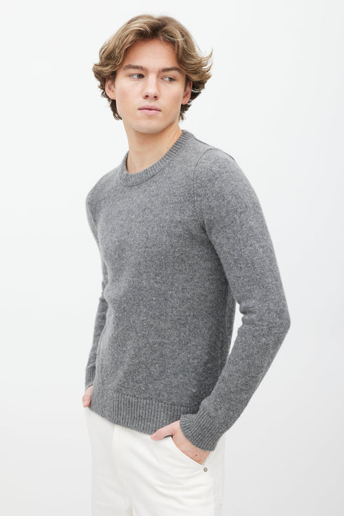 Acne Studios Grey Wool Sweater