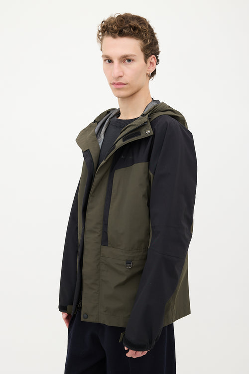 Acne Studios Hooded Colour Block Jacket