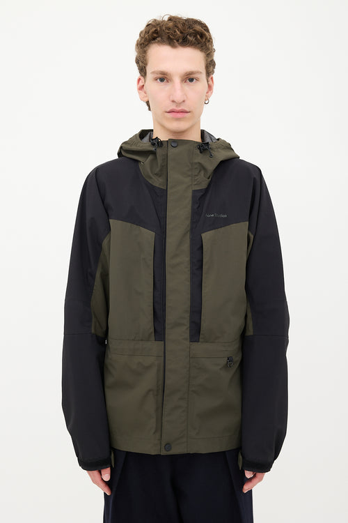 Acne Studios Hooded Colour Block Jacket