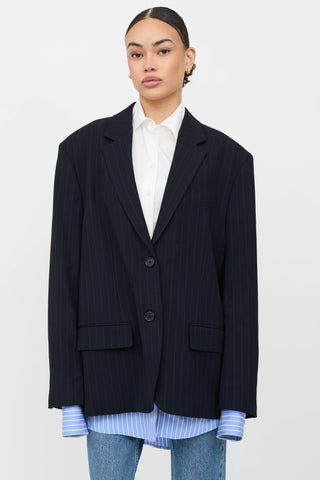 Acne Studios Layered Pinstripe Blazer