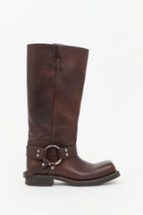 Acne Studios Leather Biker Boot
