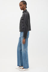 Acne Studios Leather Biker Jacket