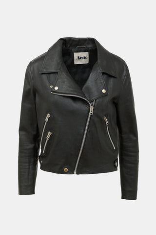 Acne Studios Leather Biker Jacket