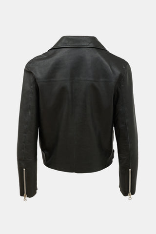 Acne Studios Leather Biker Jacket