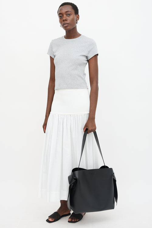 Acne Studios Leather Musubi Midi Bag