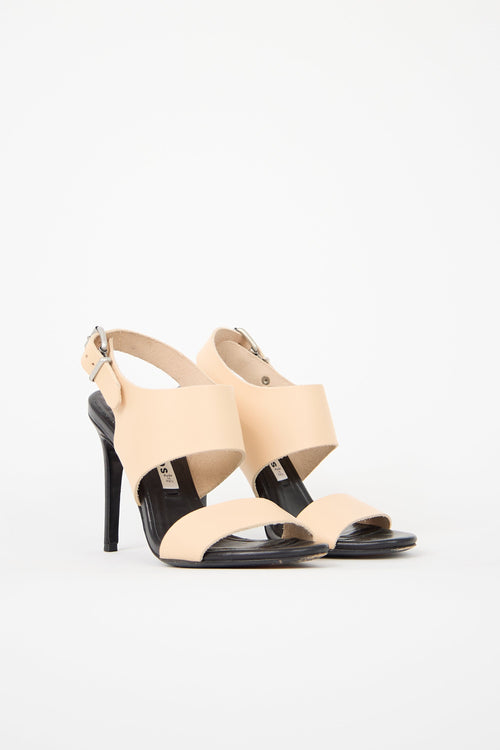 Acne Studios Leather Tillie Slingback] Heel