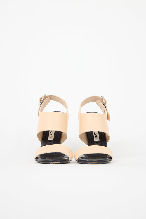 Acne Studios Leather Tillie Slingback] Heel