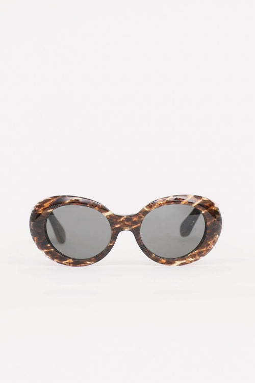 Acne Studios Leopard Print Sunglasses