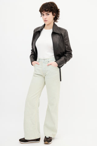 Acne Studios Light Sand Wash Straight Leg Jeans