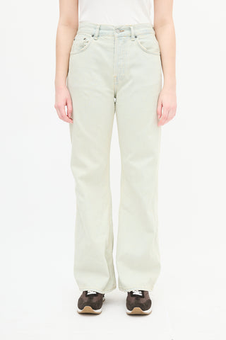 Acne Studios Light Sand Wash Straight Leg Jeans