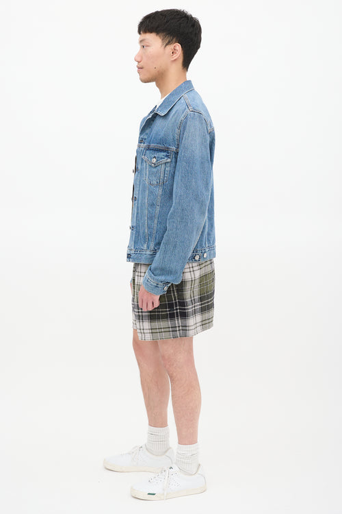 Acne Studios Medium Wash Denim Two Pocket Jacket