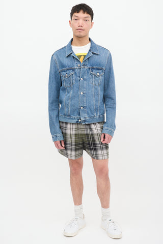 Acne Studios Medium Wash Denim Two Pocket Jacket