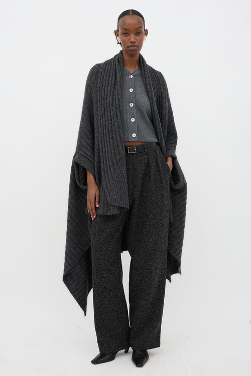 Acne Studios Mohair Alan Drape Cardigan