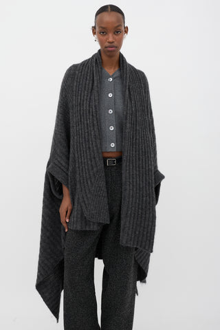 Acne Studios Mohair Alan Drape Cardigan