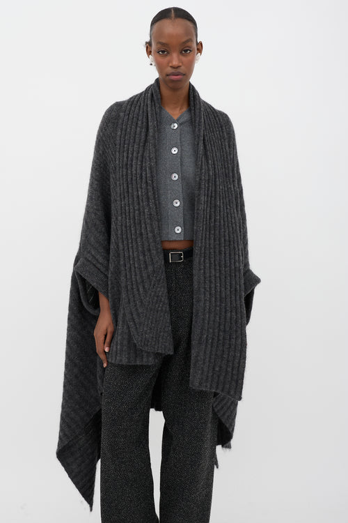 Acne Studios Mohair Alan Drape Cardigan