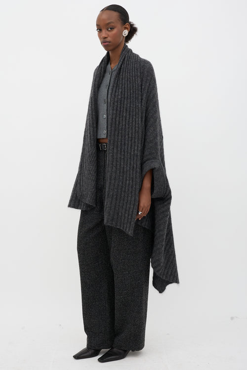 Acne Studios Mohair Alan Drape Cardigan