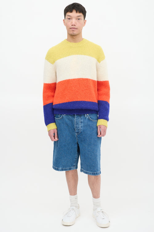 Acne Studios Multicolour Wool Colourblock Sweater