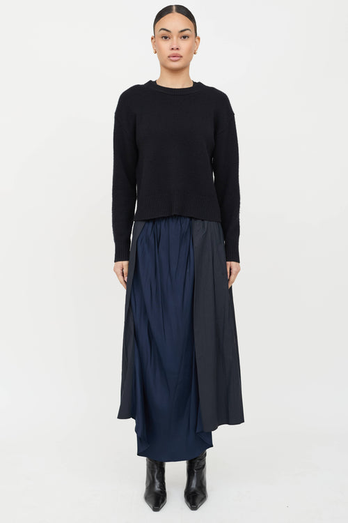 Acne Studios Pleated Panelled Skirt