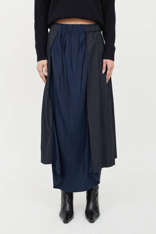 Acne Studios Pleated Panelled Skirt