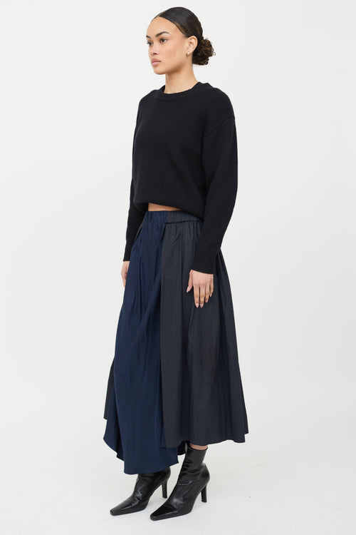 Acne Studios Pleated Panelled Skirt