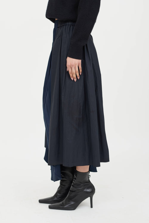 Acne Studios Pleated Panelled Skirt
