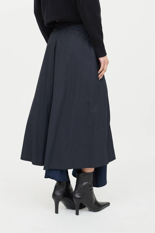 Acne Studios Pleated Panelled Skirt
