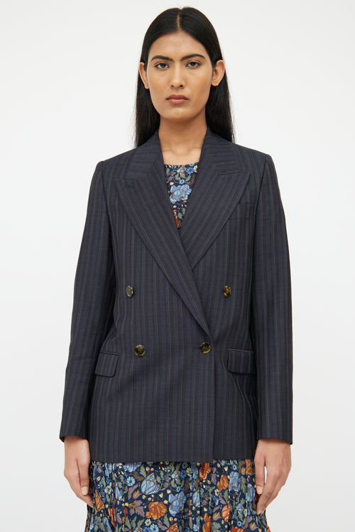 Acne Studios Navy Double Breasted Blazer