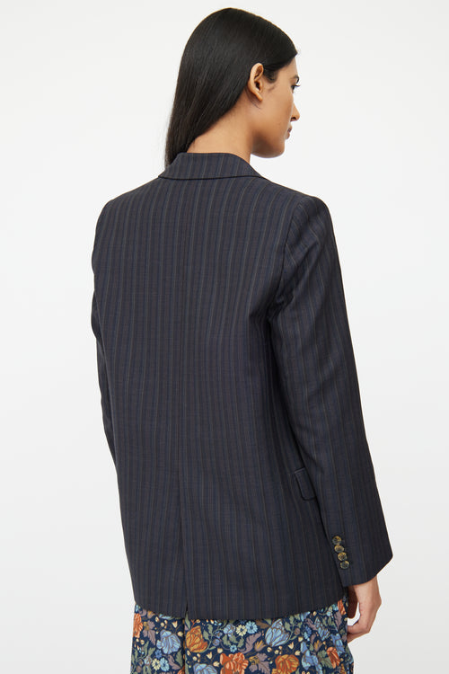 Acne Studios Navy Double Breasted Blazer