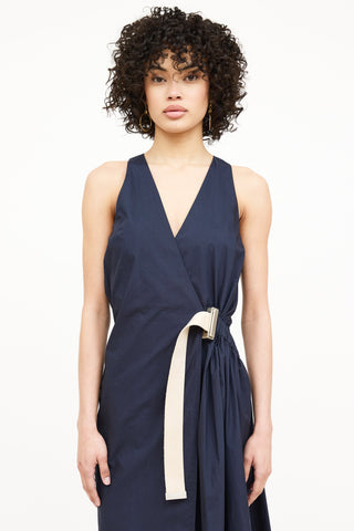 Acne Studios Belted Wrap Dress