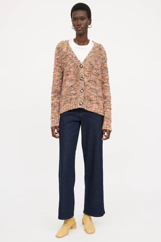 Acne StudiosSpace Dyed Knit Wool Cardigan